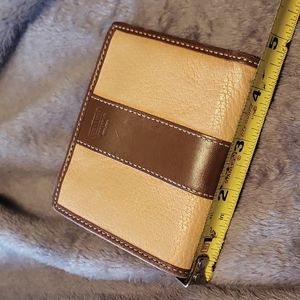 Coach Medium Wallet Pebble Leather